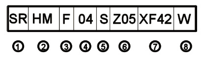 SZ05 XF42W Выпускной редукторный двигатель